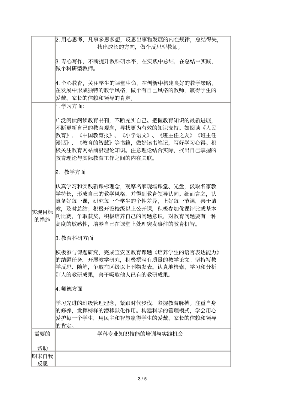 个人成长规划书_第3页