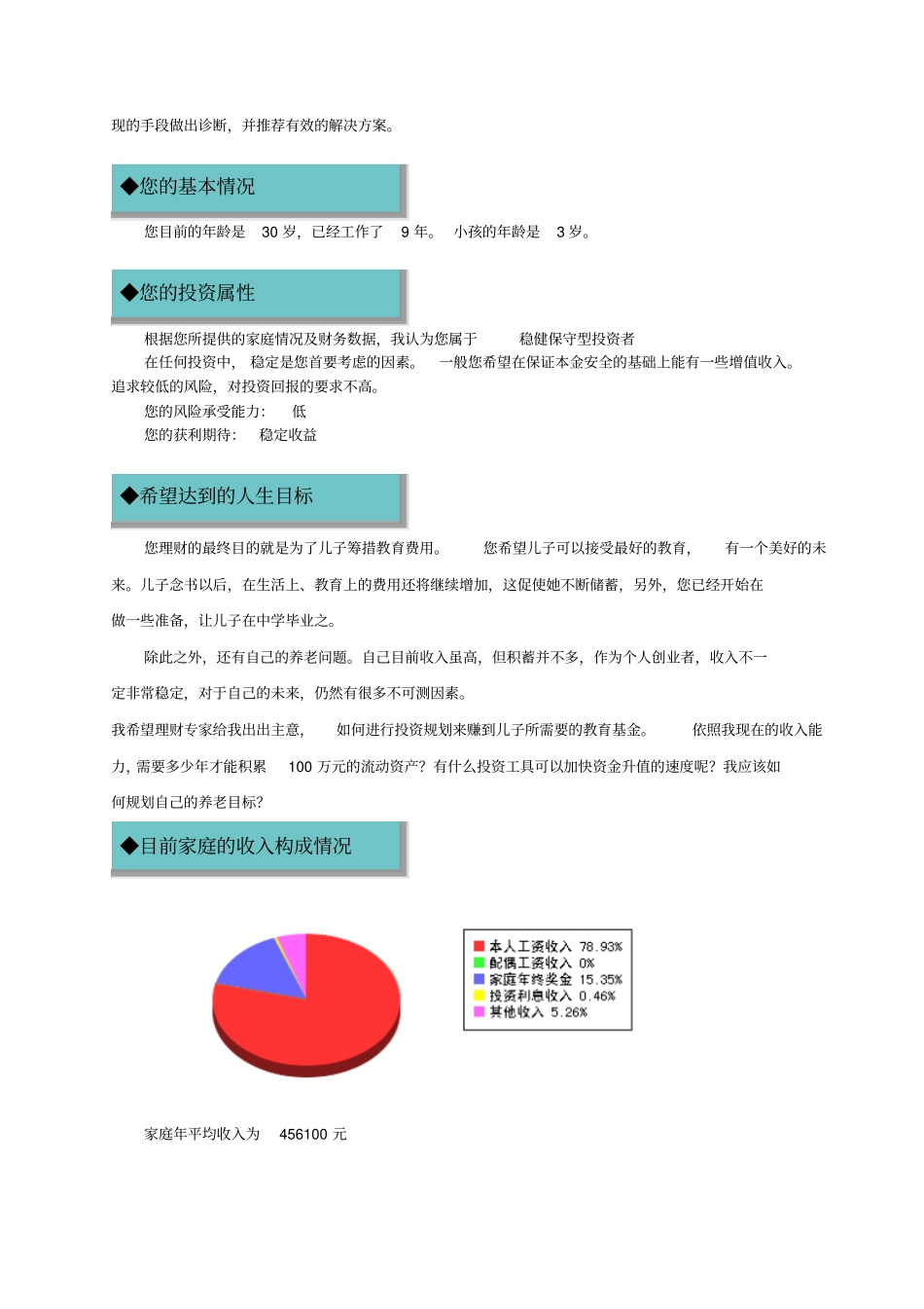 个人理财规划-单身家庭如何理财7_第2页