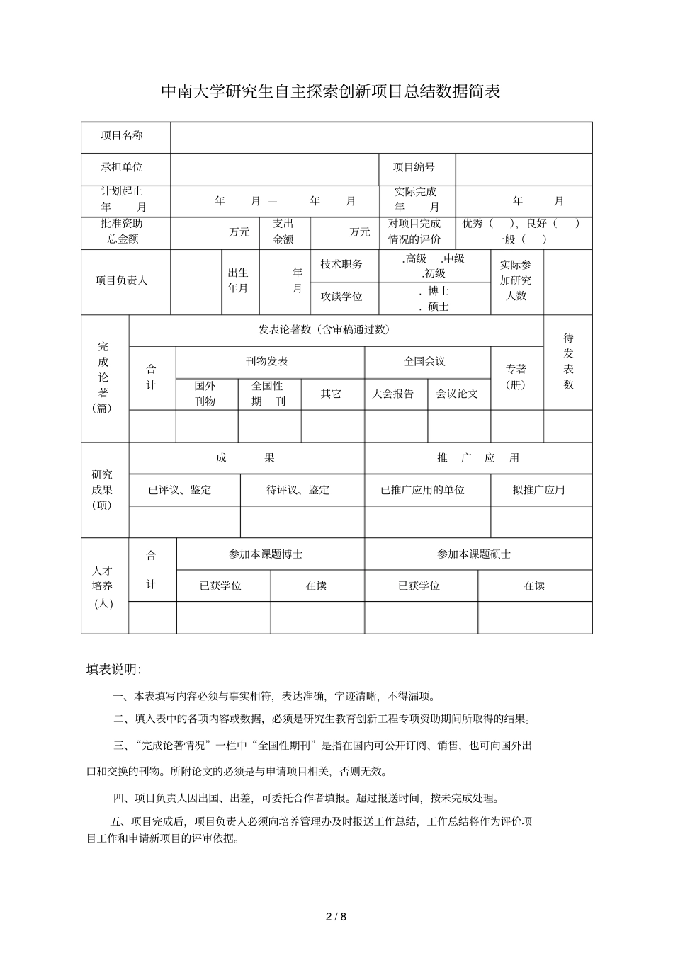 中南大学研究生自主探索创新项目_第2页