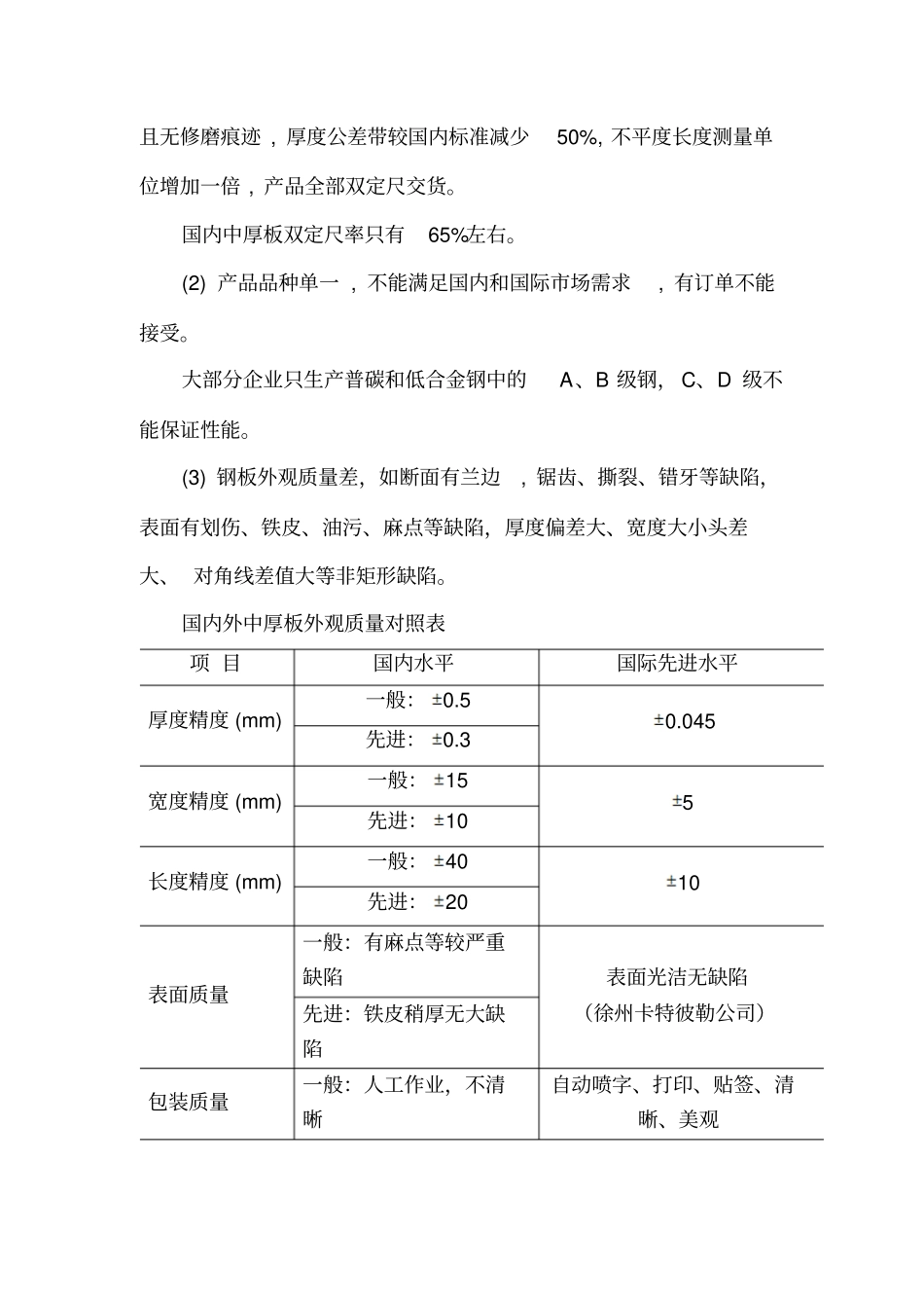 中厚板生产中常见缺陷的类型及预防分析_第2页