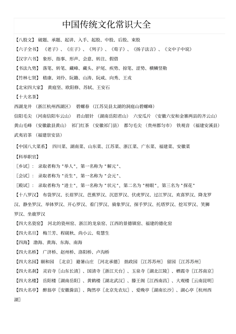 中国人必知传统文化常识辩析_第3页