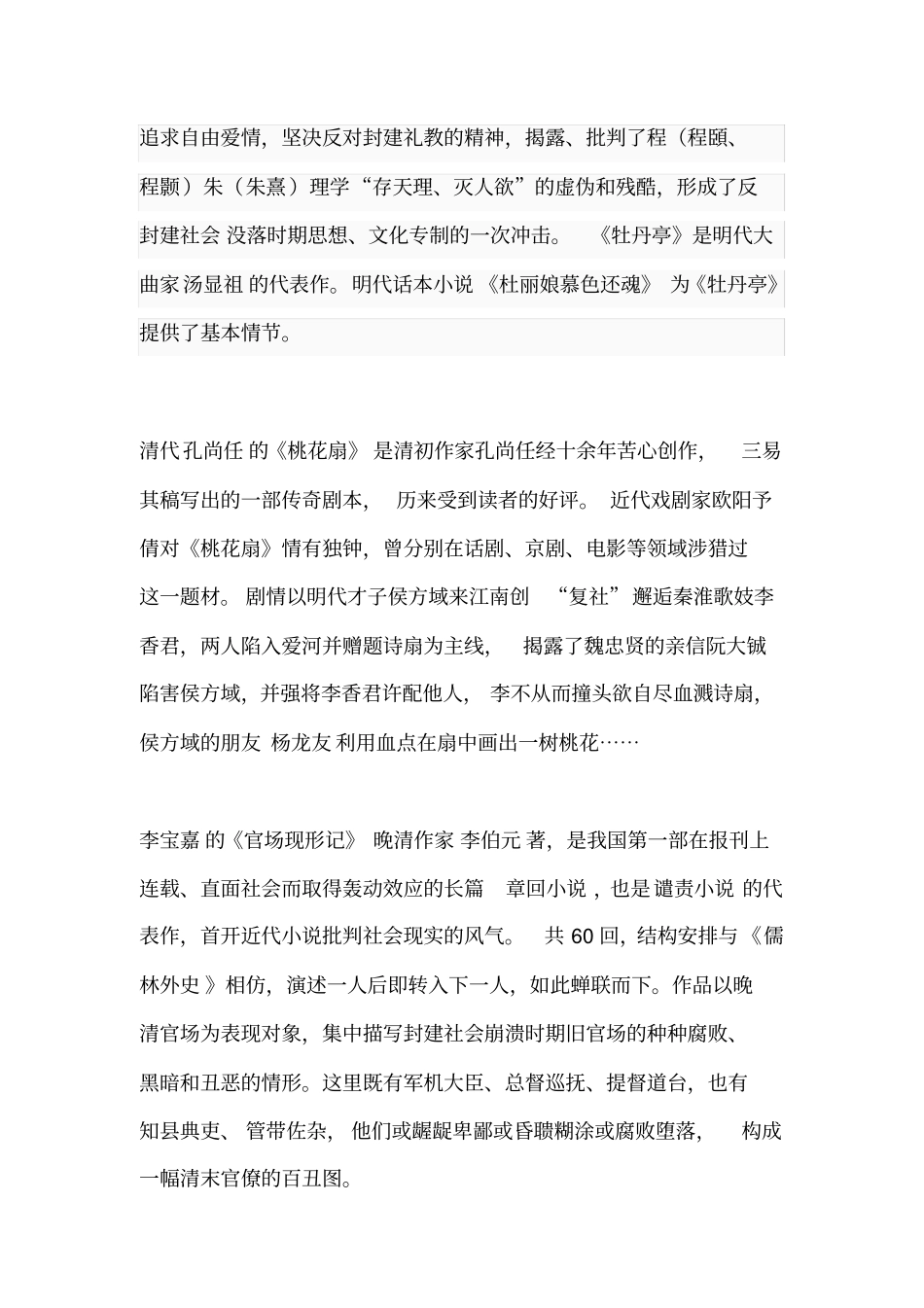 中国古代近代经典文学著作与作者-简介_第2页