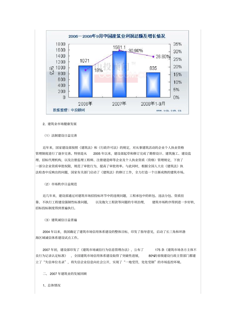 中国建筑业发展现状及展望_第2页