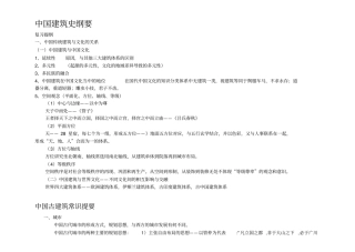 中国建筑史纲要