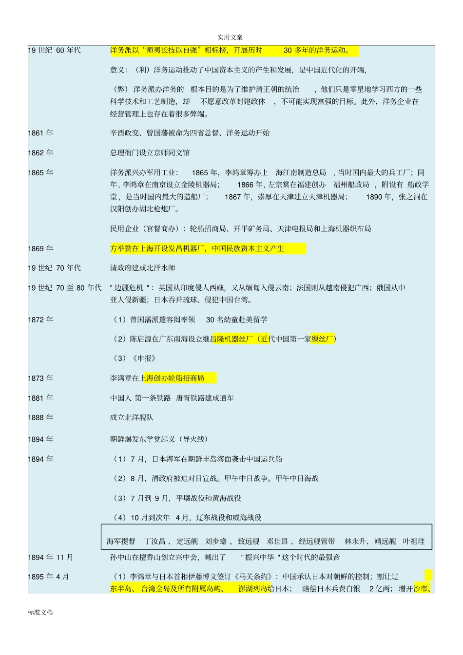 中国近代史大事年表时间轴_第2页