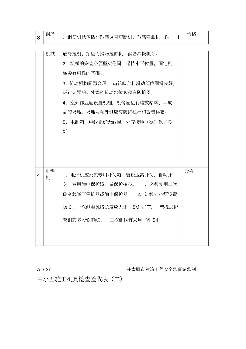 中小型施工机具检查验收表_第2页
