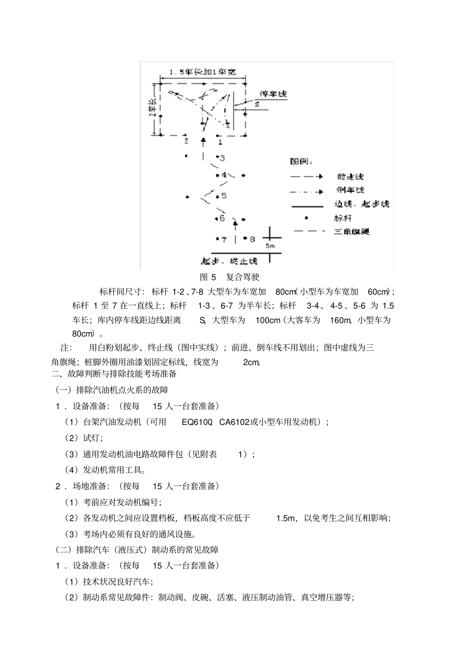 中级汽车驾驶员技能试题_第3页