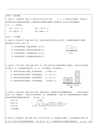 中考浮力专题讲解