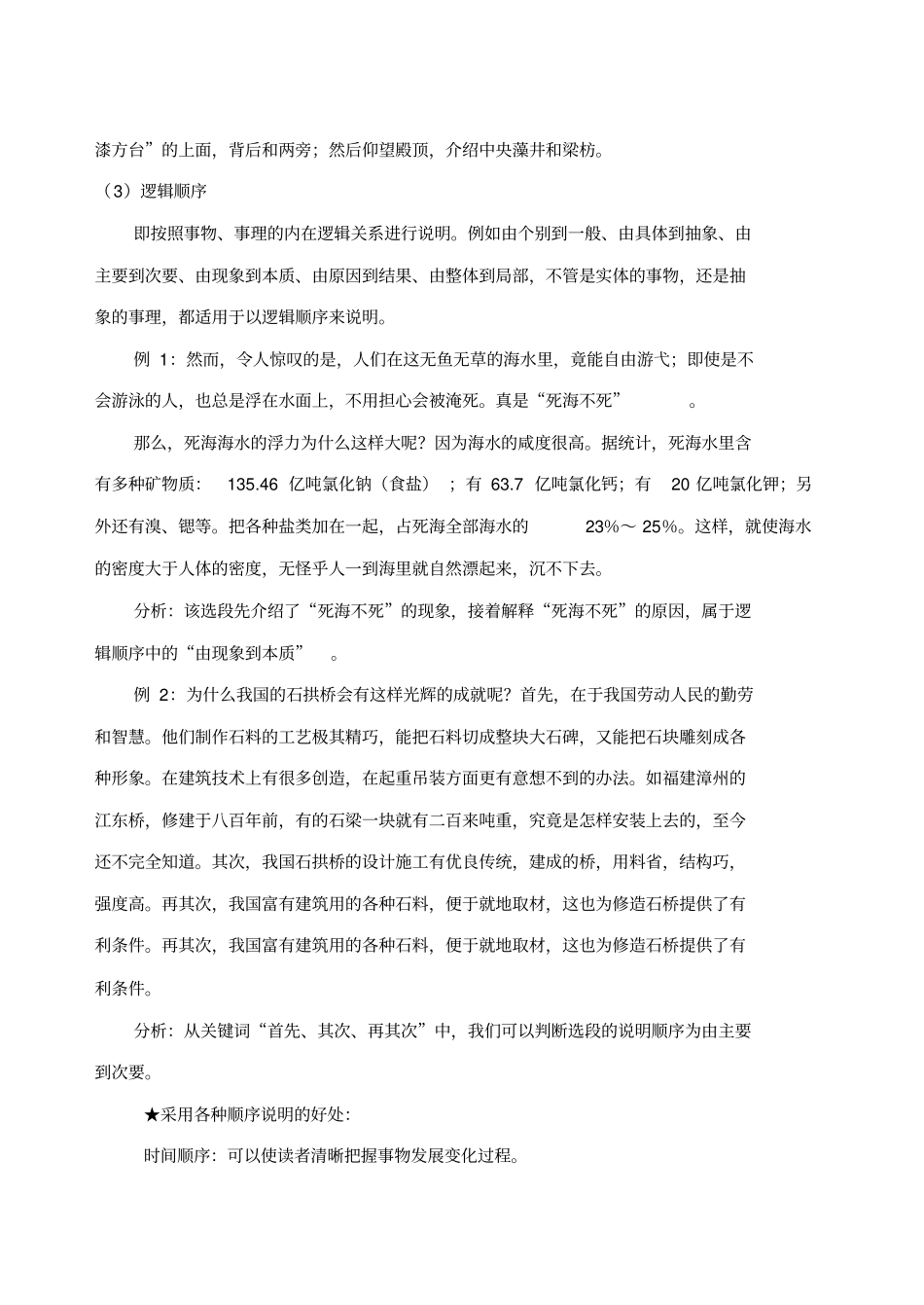 中考语文破题致胜微方法说明文阅读说明的顺序_第2页