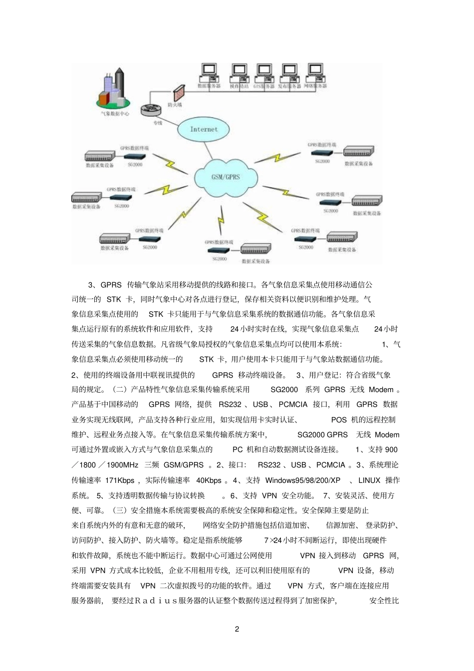 中联科技GPRS气象信息采集系统应用案例_第2页