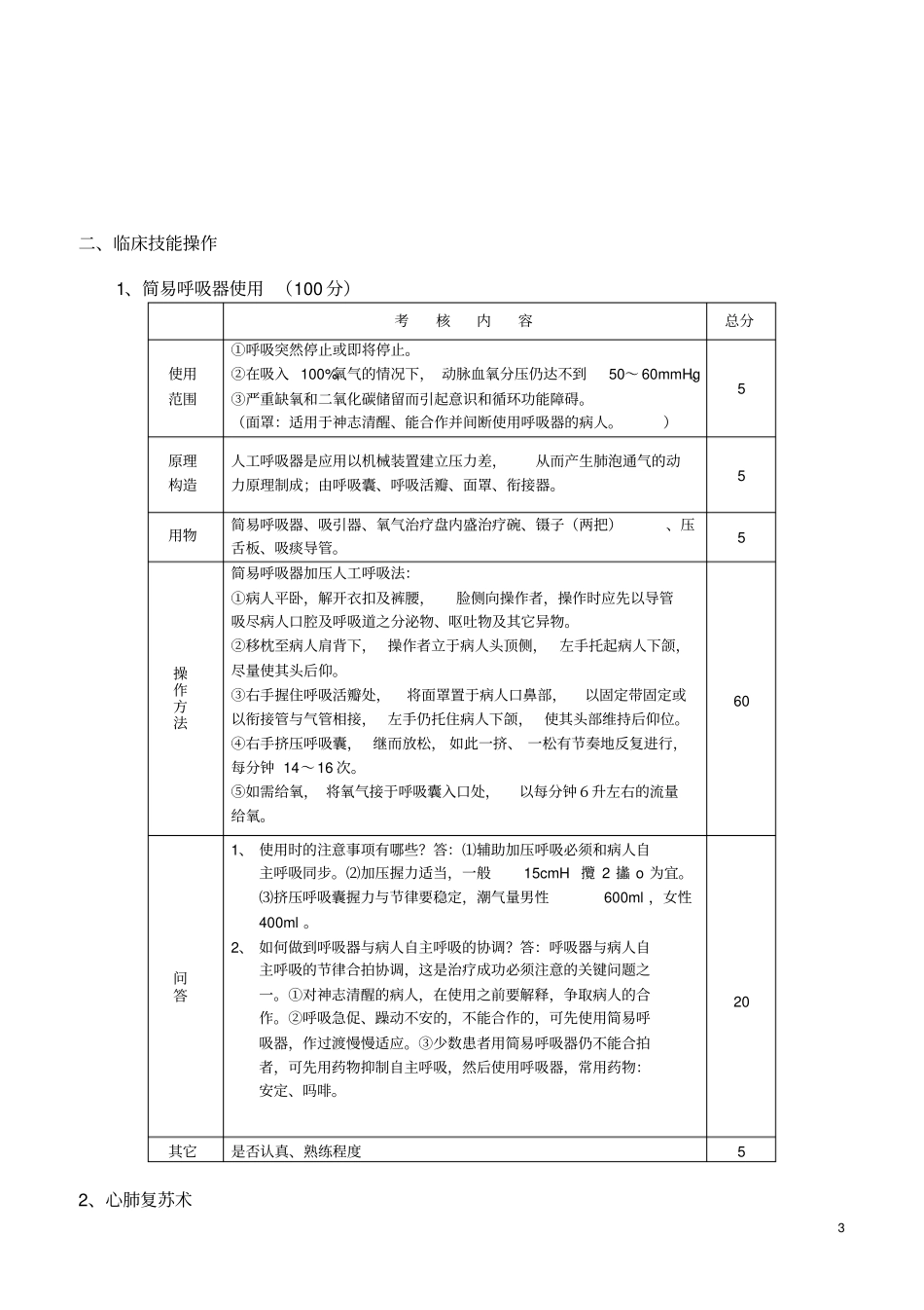 临床医师基本技能操作参考标准_第3页