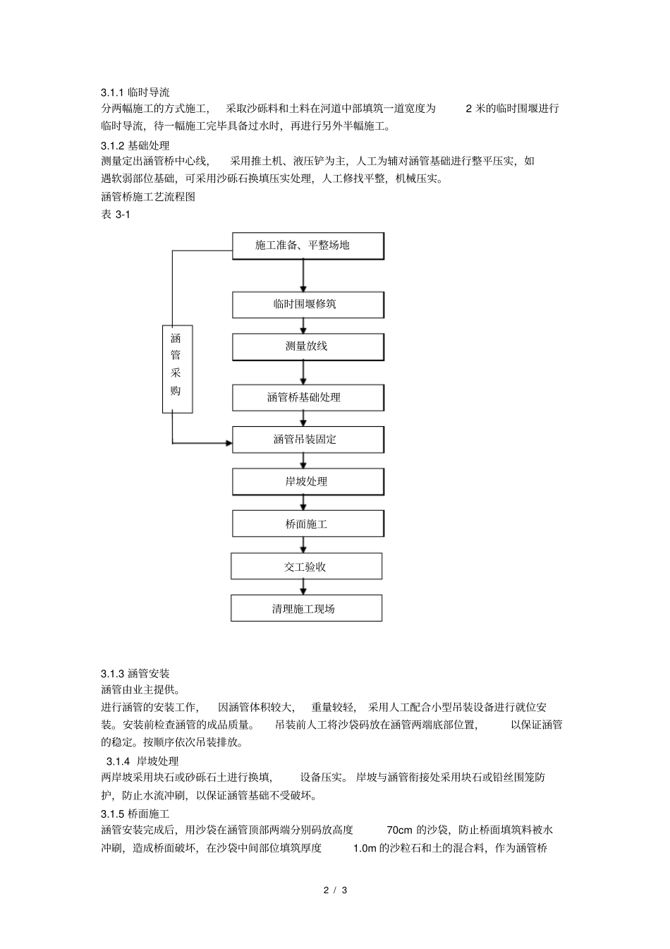 临时导流明渠施工方案_第2页