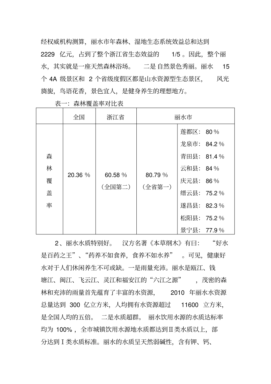 丽水发展生态休闲养生剖析_第3页