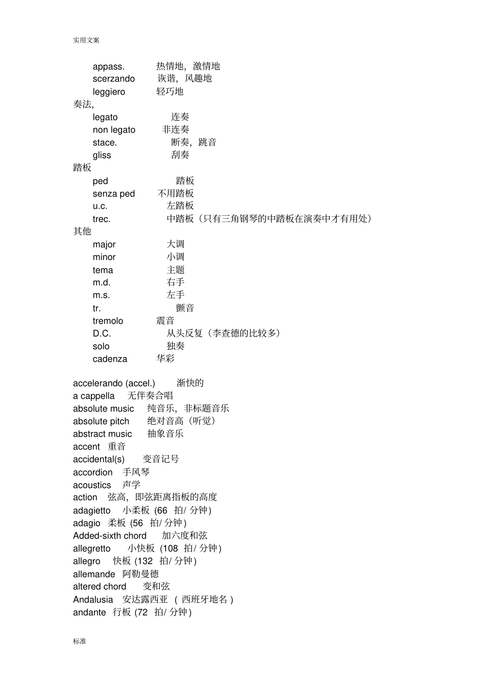乐谱中地音乐术语{全}_第2页