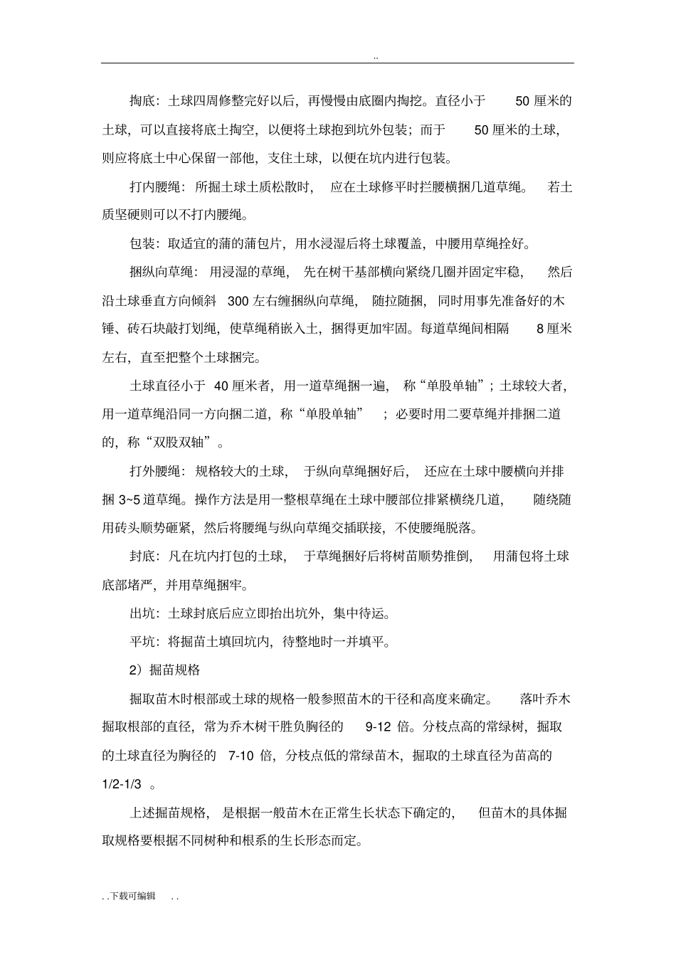 乔、灌木种植施工工艺标准_第3页