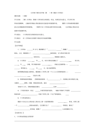 九年级下册历史学案47