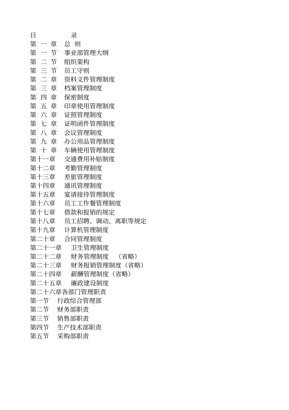 事业部管理规章制度_文档_第1页