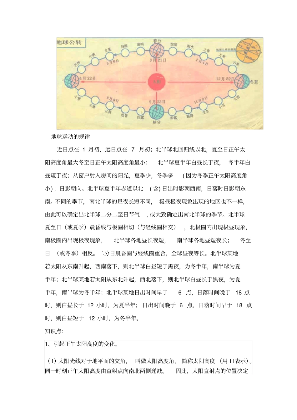 二十四节气及其有关地理知识汇总_第3页