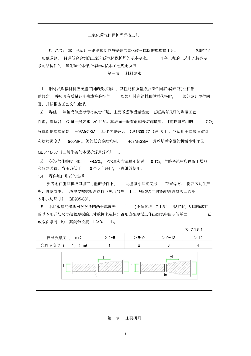 二氧化碳气体保护焊焊接工艺_第1页