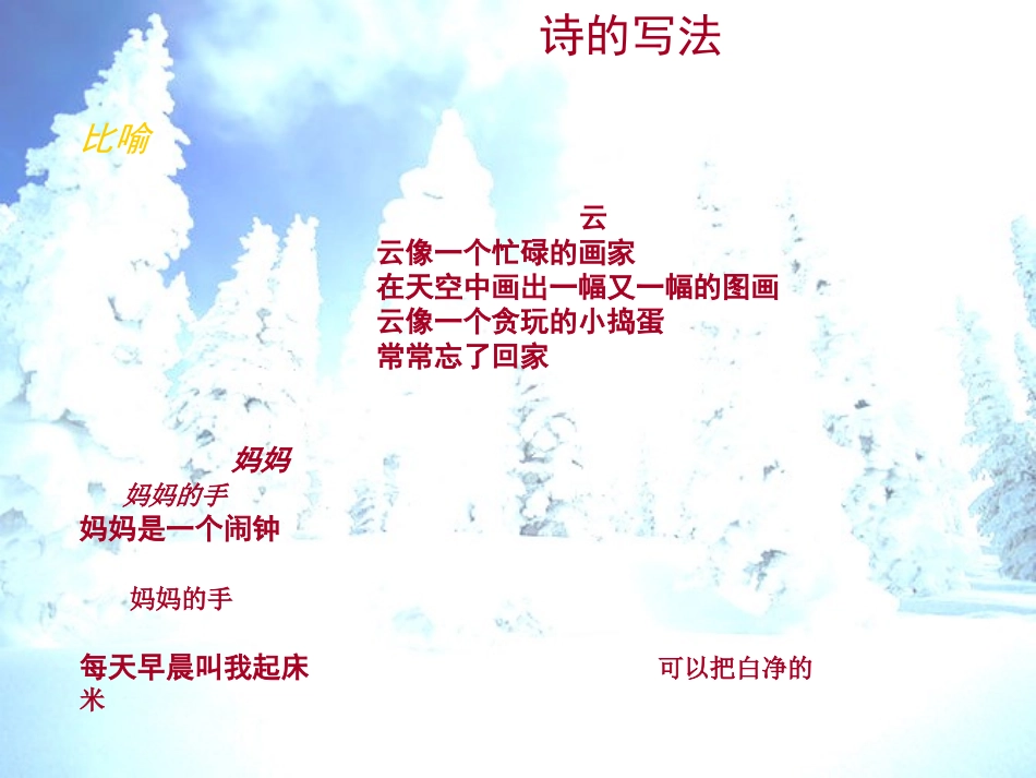 轻叩诗歌的大门(儿童诗写作)_第3页