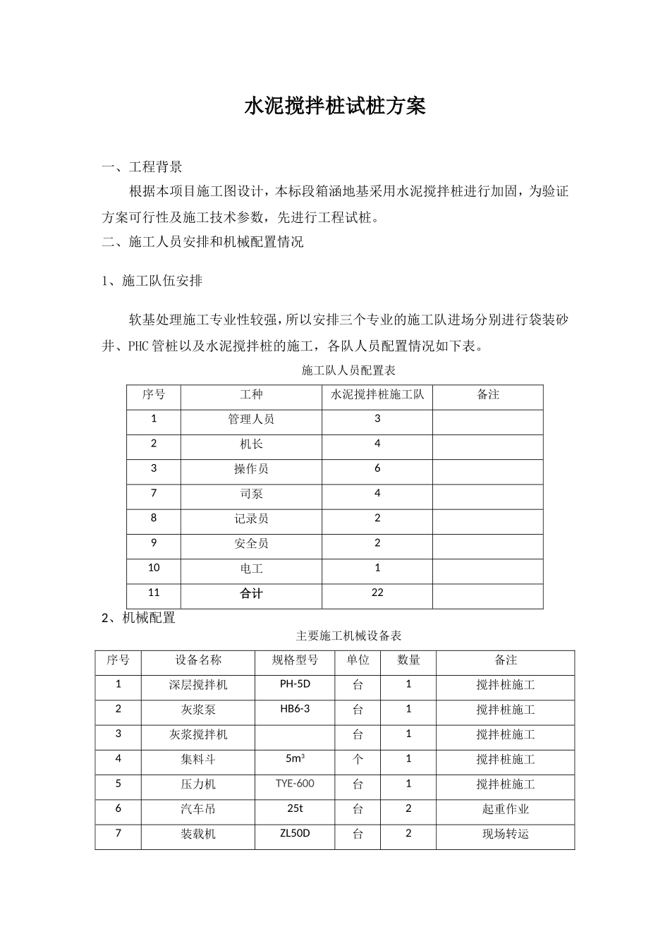 水泥搅拌桩试桩方案_第2页