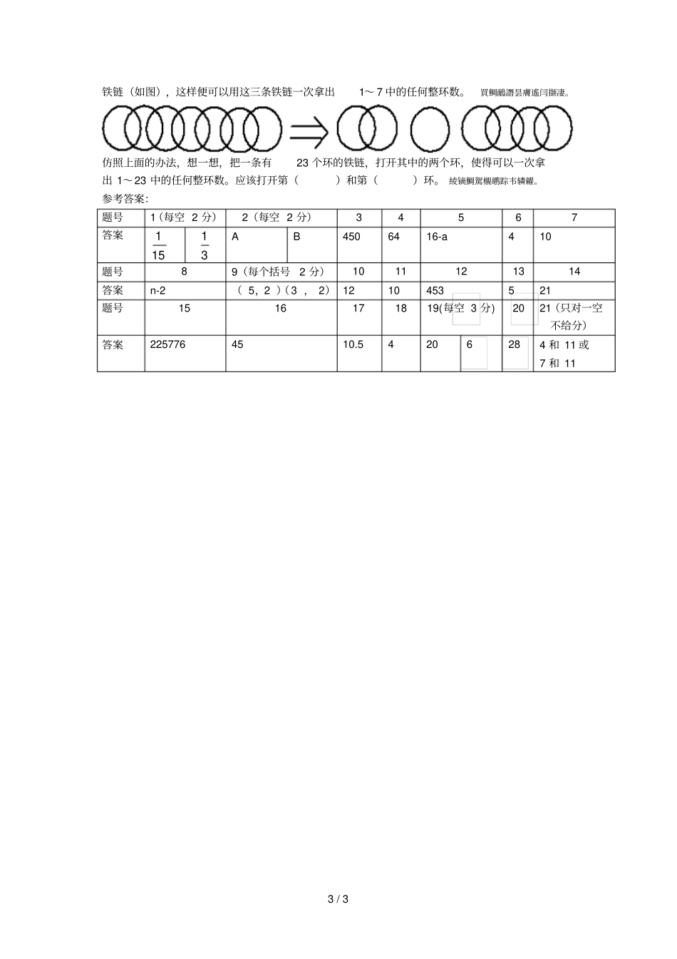 五年级数学综合能力竞赛试题_第3页