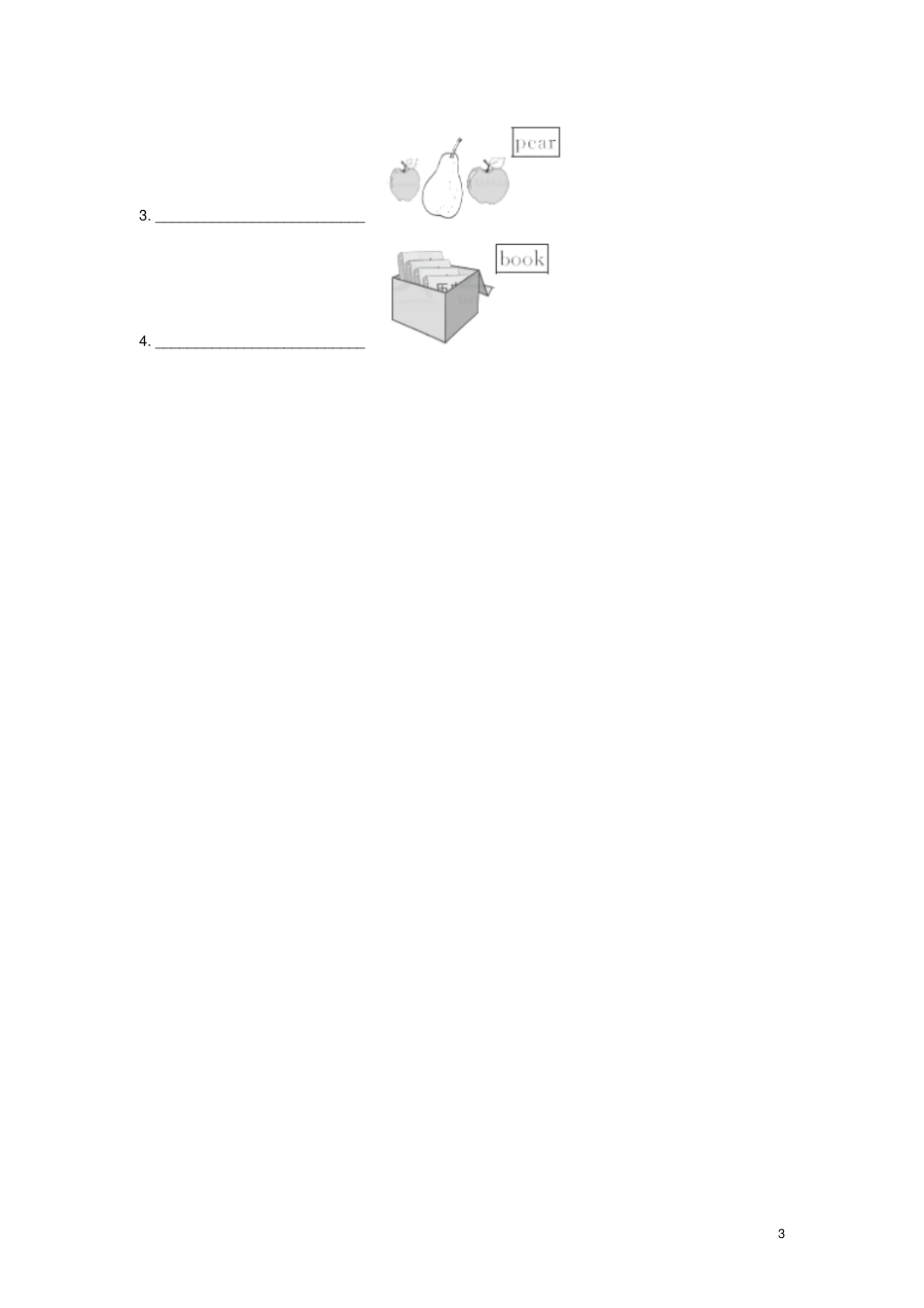 五年级英语上册Unit5ThereisabigbedPBLet’slearn练习人教pep_第3页