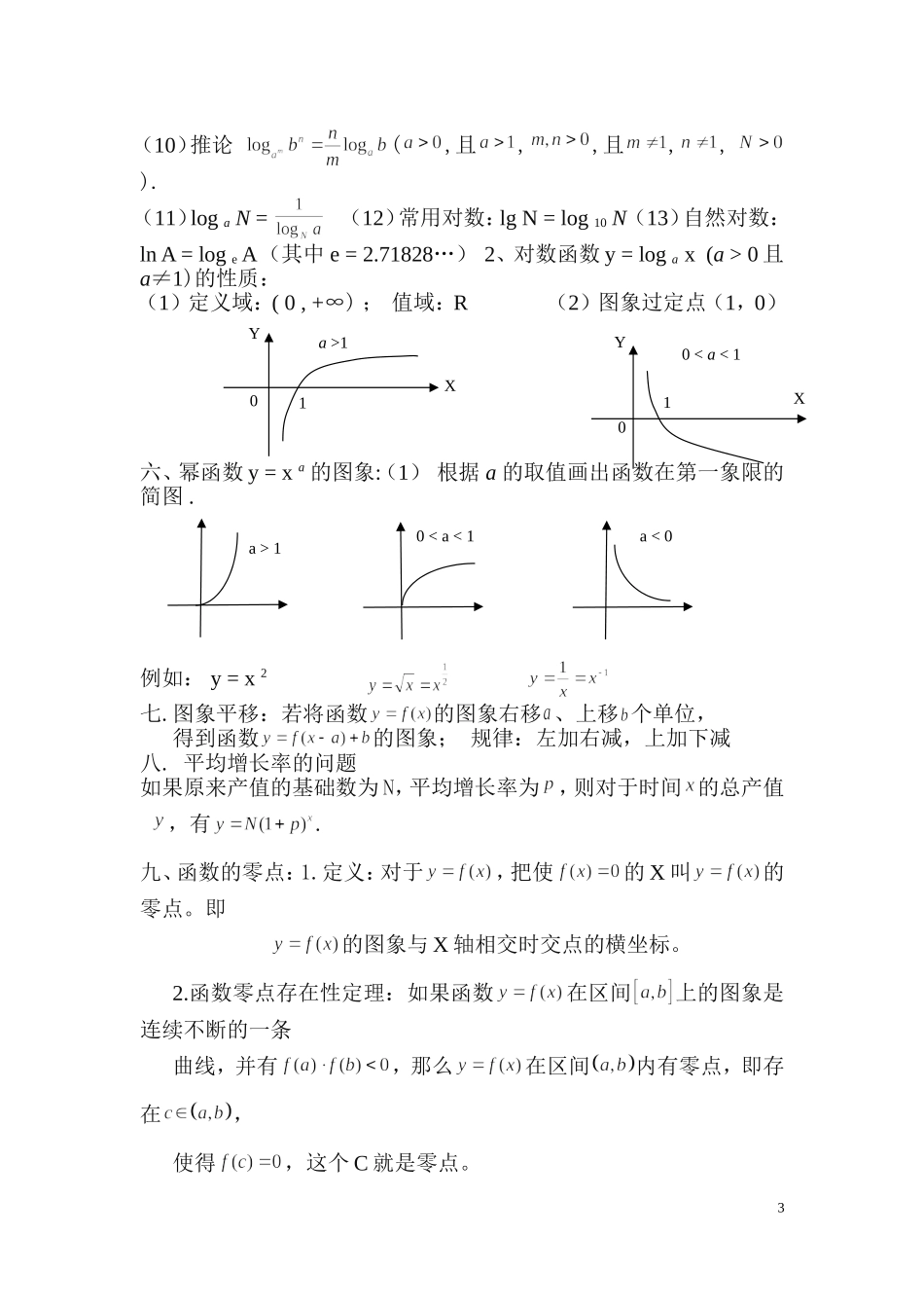 新课标高中数学必修1-5公式大全_第3页