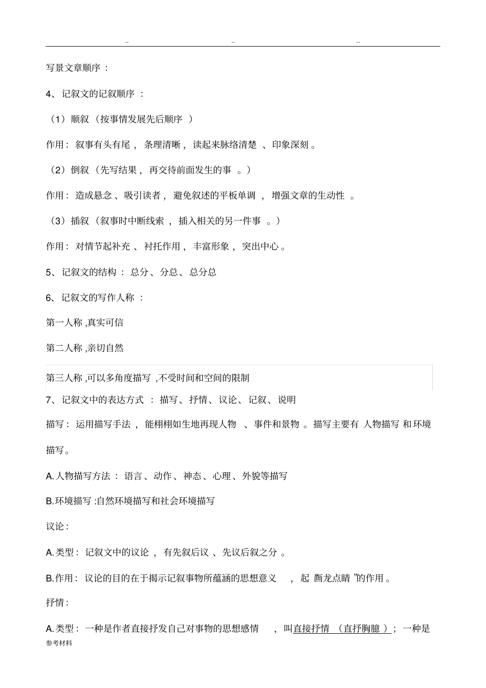 五年级阅读训练概括文章主要内容完美_第2页