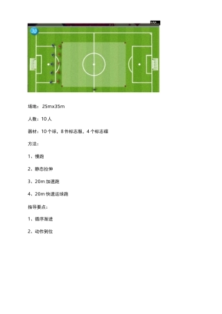 提高快速带球跑能力