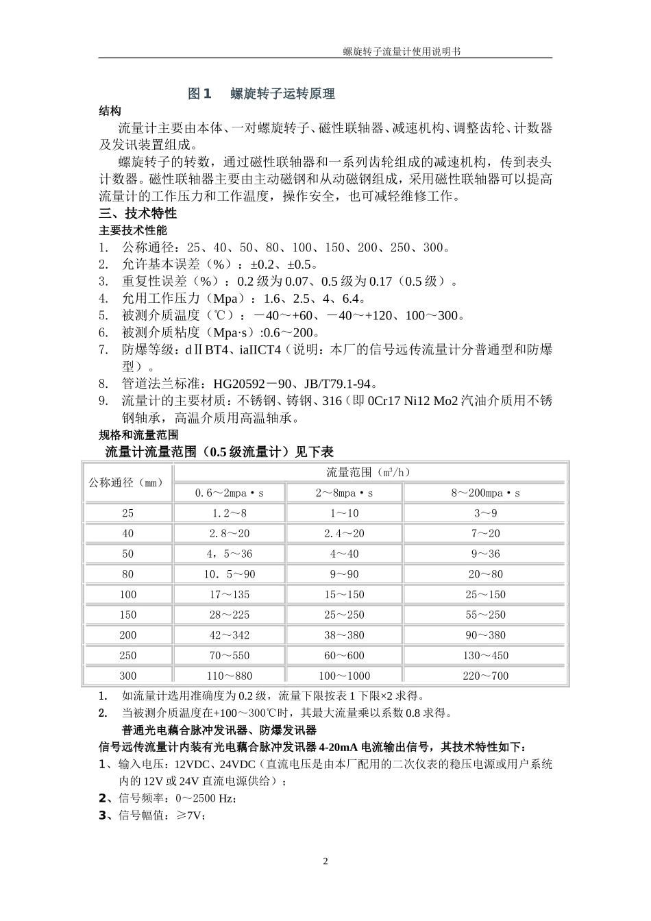 螺旋转子流量计_第2页