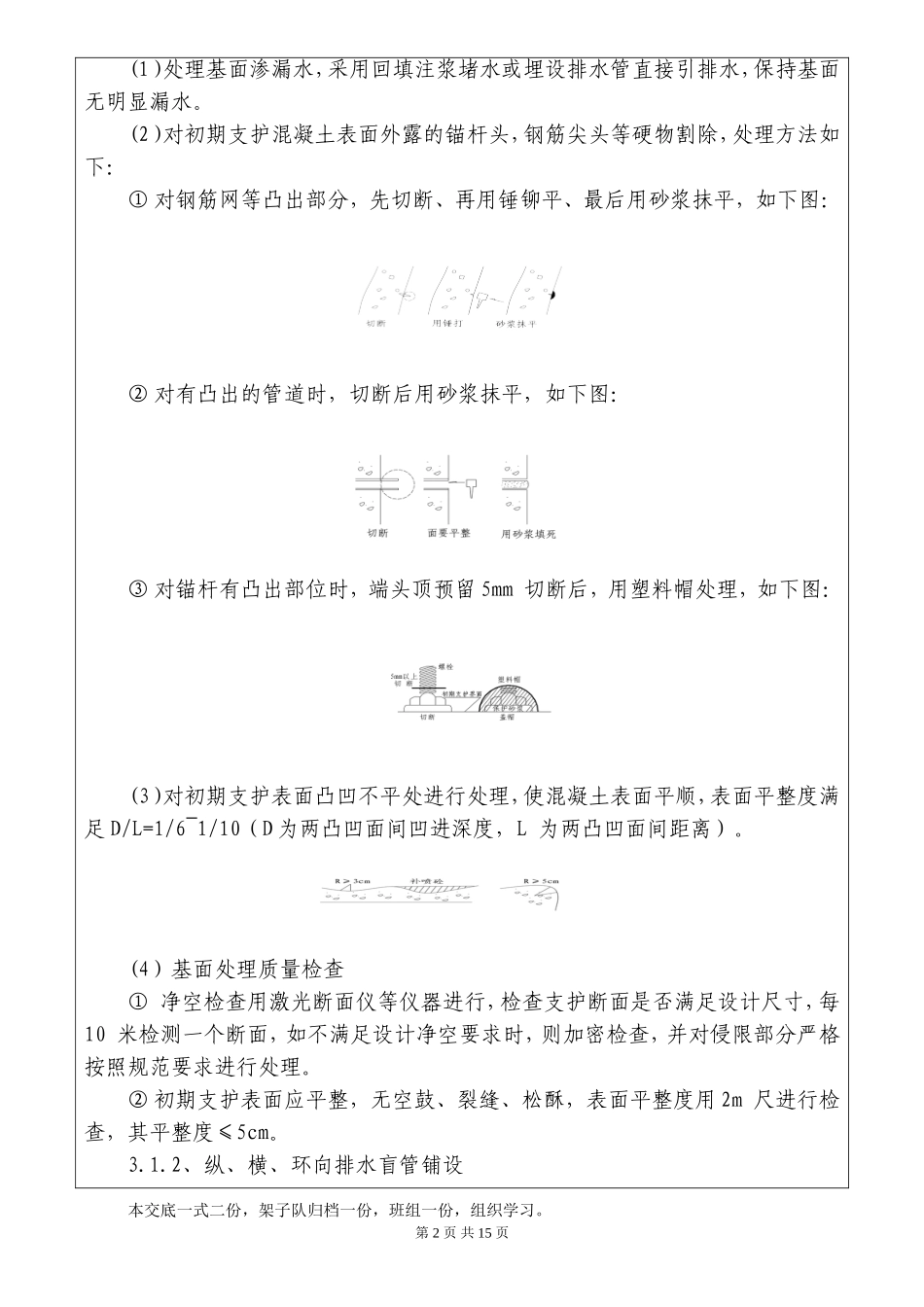 纵环向排水盲管沟2级交底_第2页