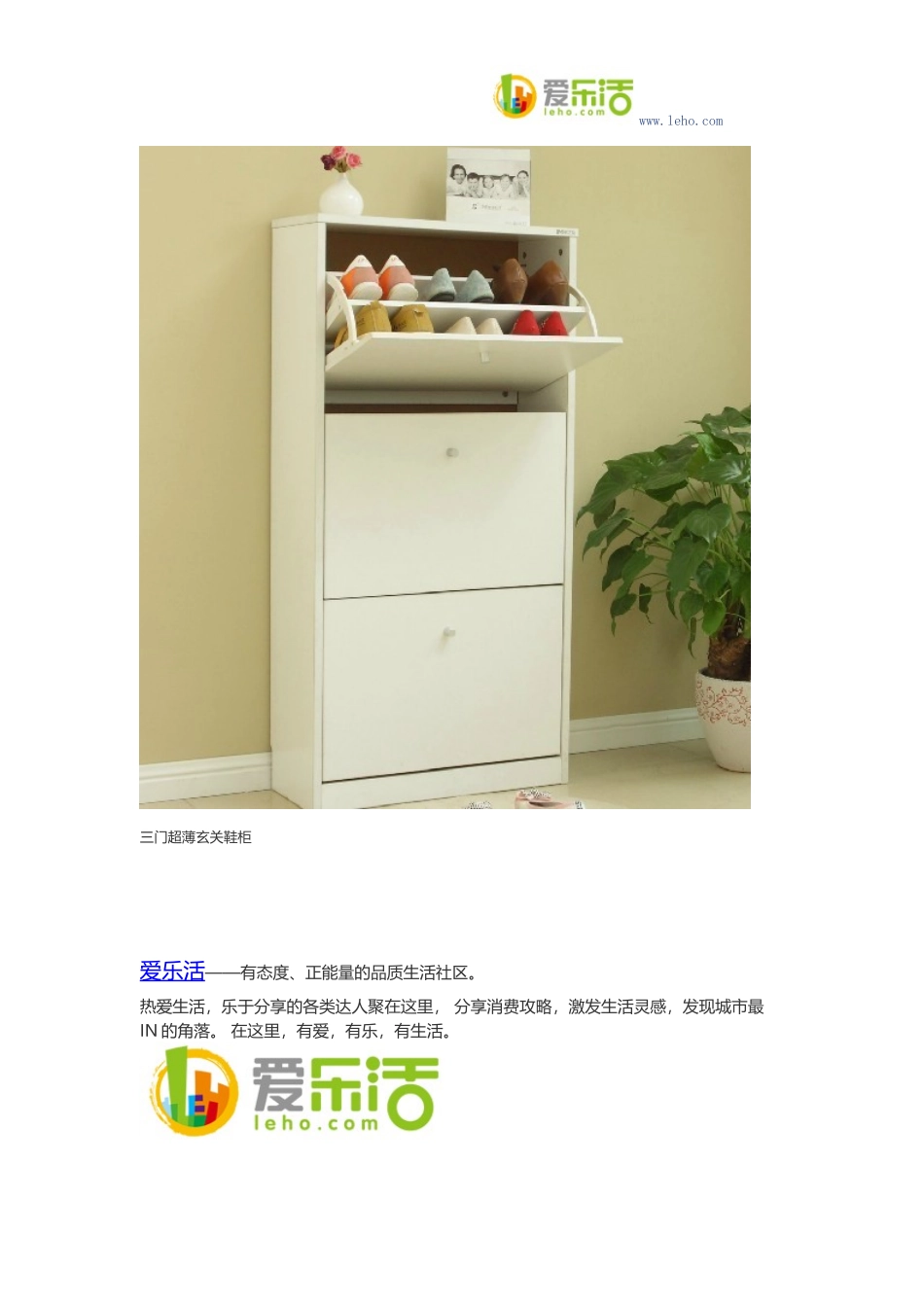 三门超薄玄关鞋柜_第3页