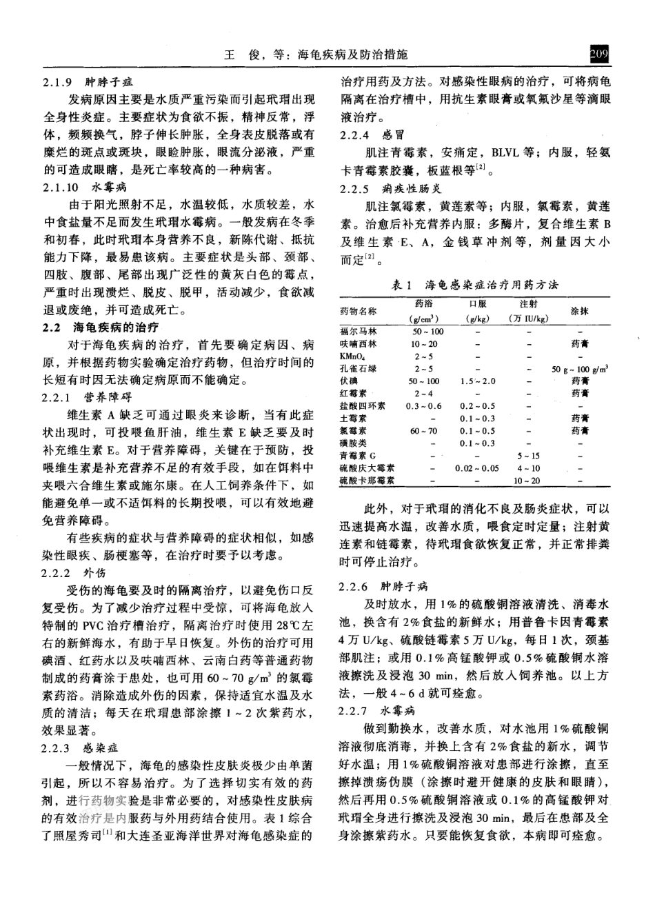 海龟疾病及防治措施_第3页