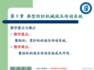 第九章 液压在纺织机械上的应用