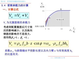 受剪承载力的计算