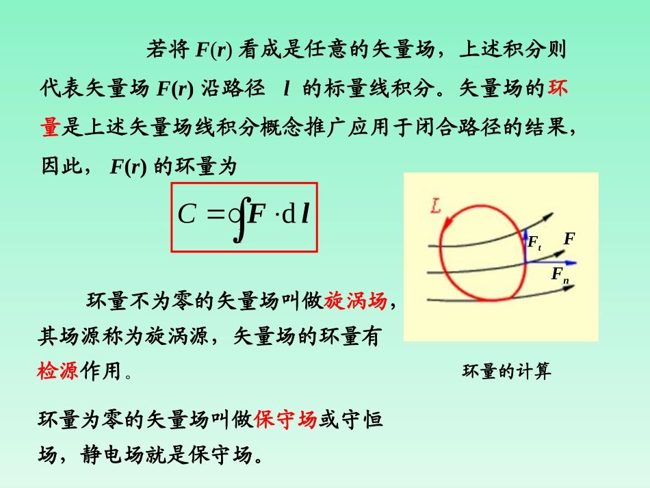 矢量场的环量及旋度_第2页