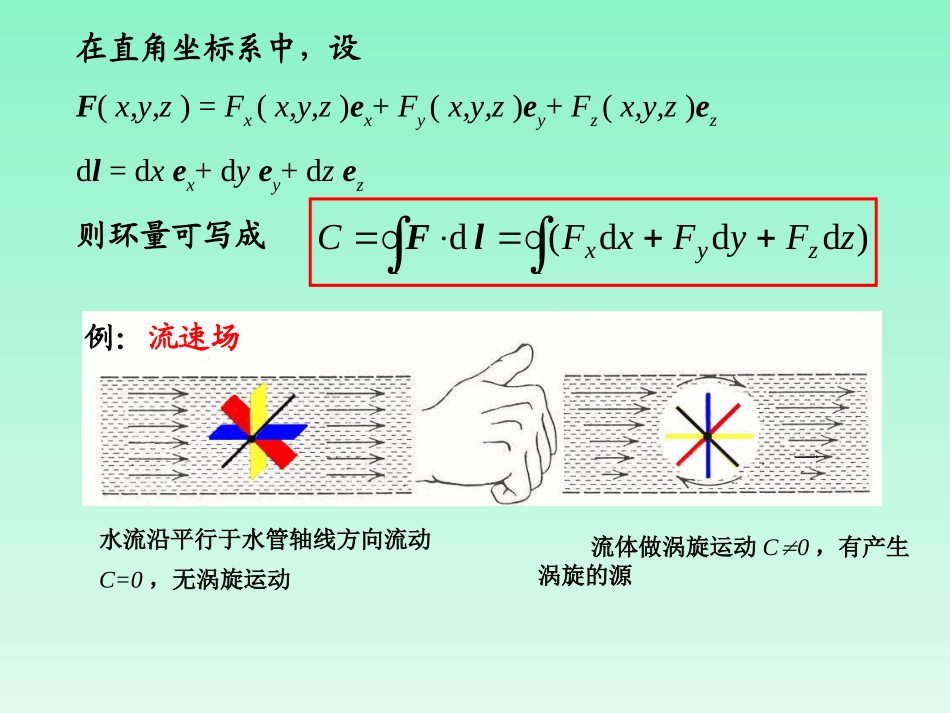 矢量场的环量及旋度_第3页