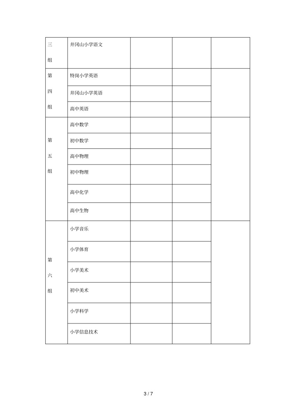 井冈山2018年中小学教师招聘面试工作方案_第3页
