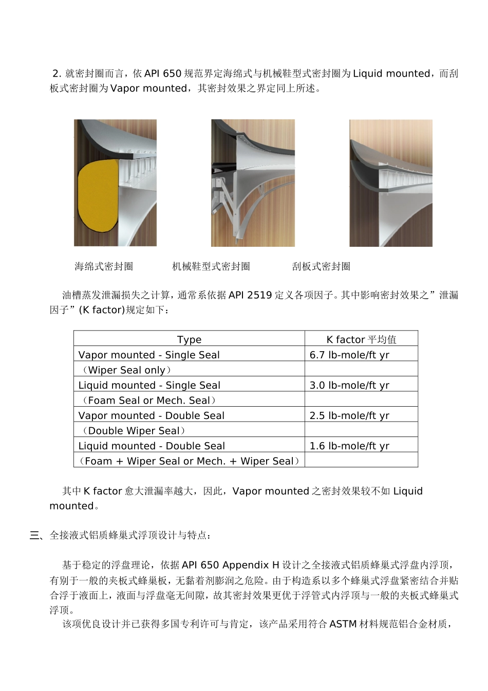 新型设计全接液式铝质蜂巢式内浮顶-1_第3页