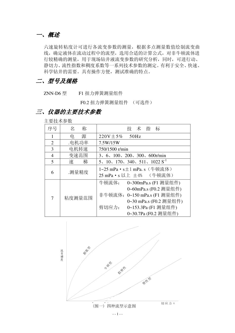 六速旋转粘度计ZNN-D6_第1页