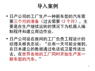 五-1 生产过程与组织