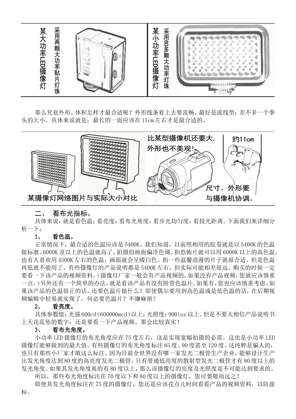 如何正确选购专业LED摄像灯_第2页