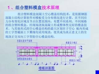组合塑料模盒空心楼盖技术简介