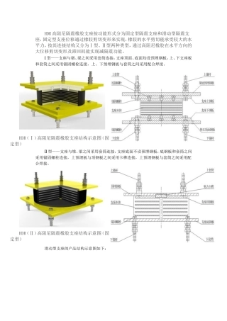 高阻尼橡胶支座