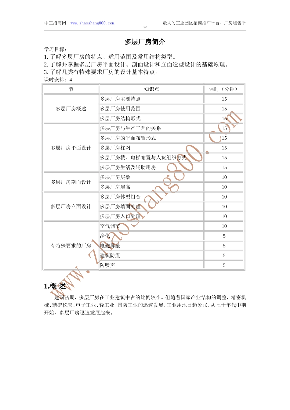 多层厂房概念及简介_第1页