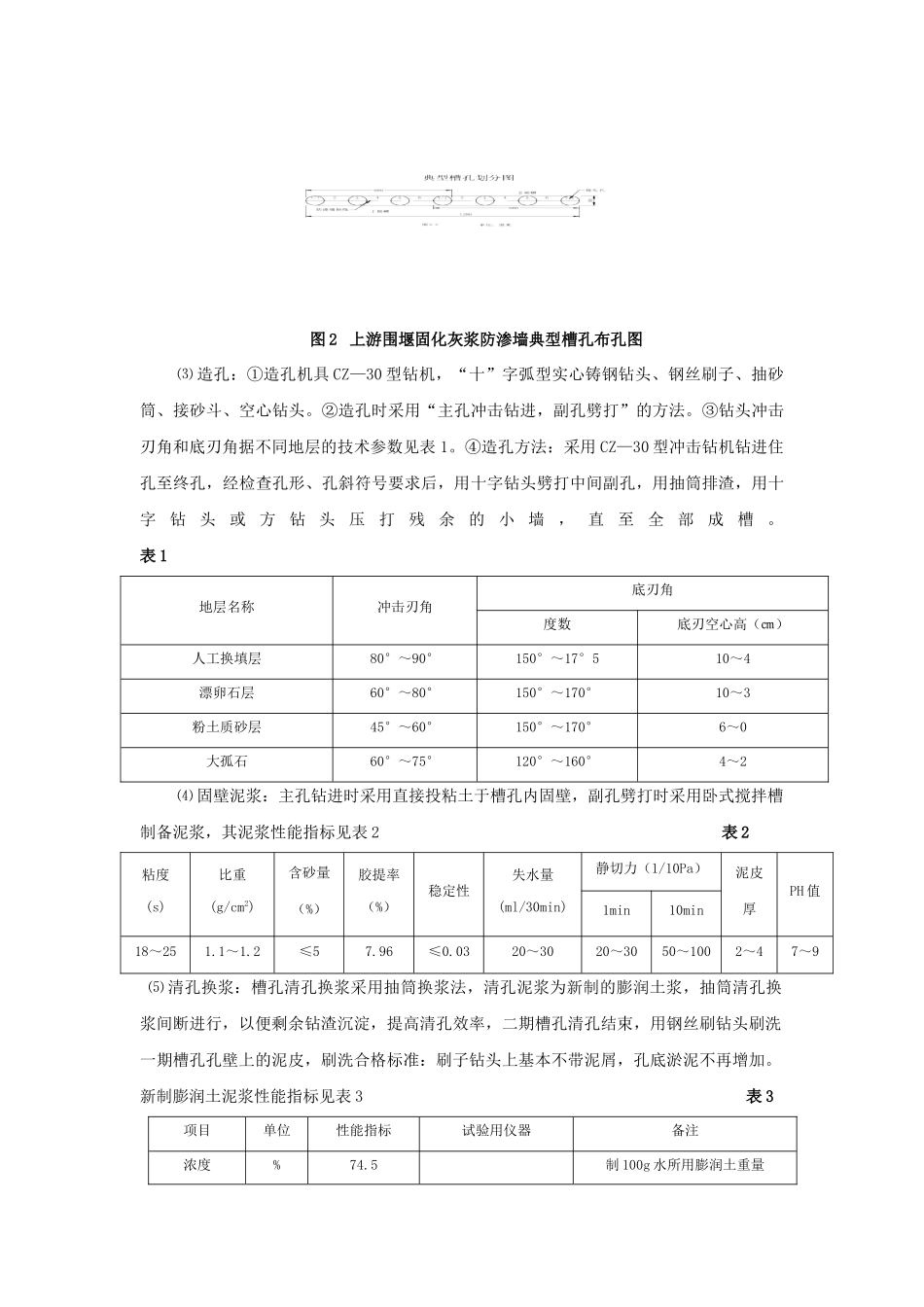 固化灰浆防渗墙施工技术_第3页