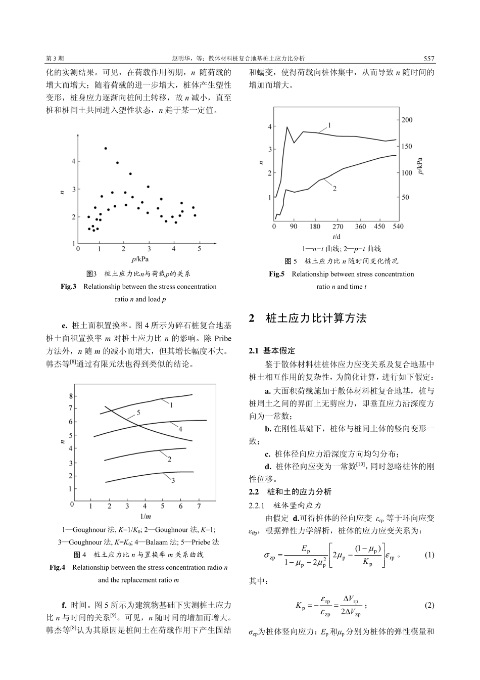 散体材料桩复合地基桩土应力比分析_第3页