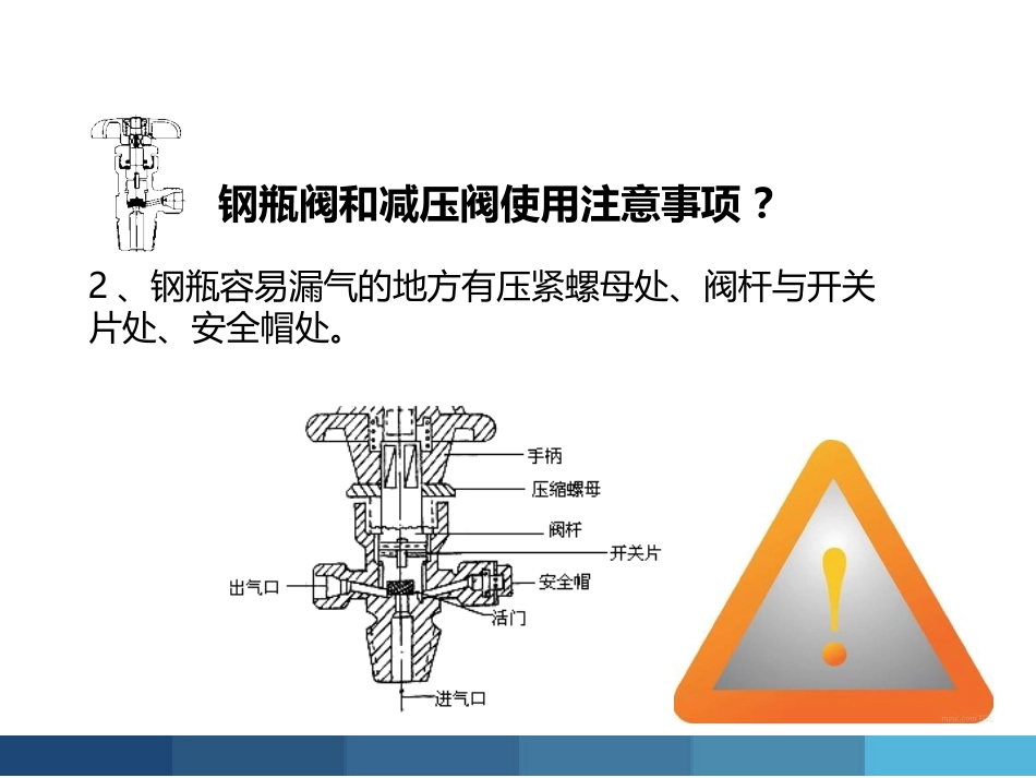 钢瓶阀和减压阀使用注意事项_第2页