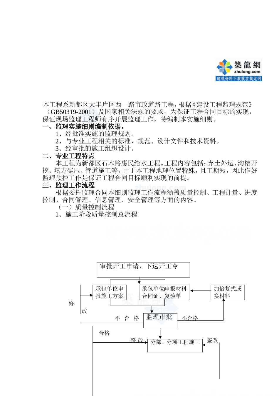 公路排水监理实施细则(详细 流程图)_secret_第3页